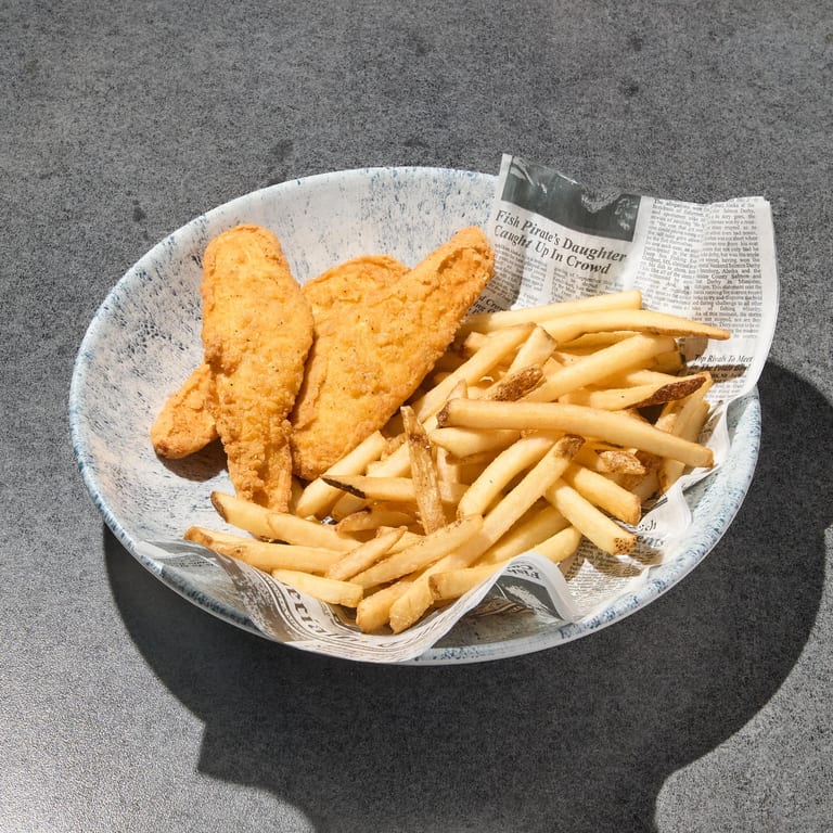 Delicious Chicken Tenders and Fries