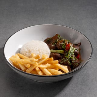 LUNCH LOMO SALTADO